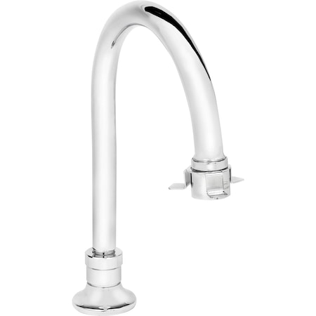 Elkay Elkay Deck Mount Base W/ 7 In Gooseneck Rigid Spout Chrome LK396A